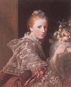 Allan Ramsey Margaret Lindsay of Evelick oil painting